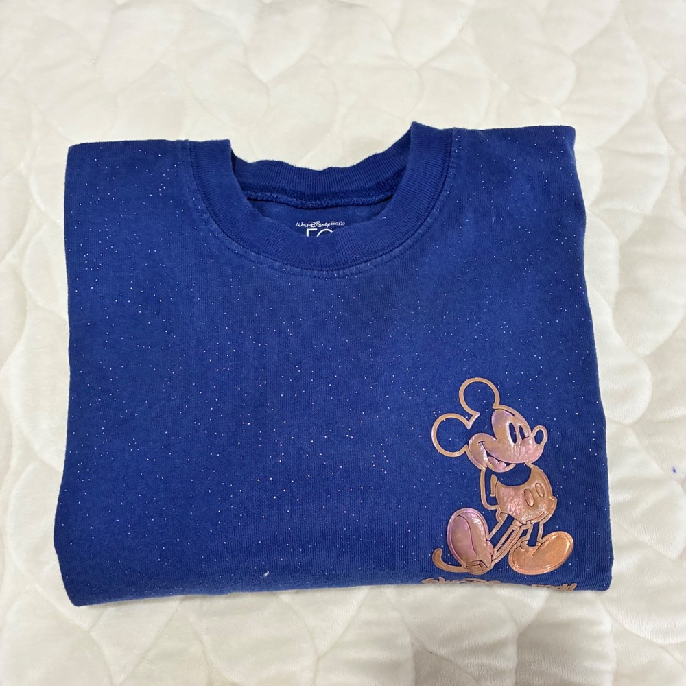 Disney World 50th Anniversary Spirit Jersey Mickey Mouse Blue M/M